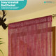 String Curtain Panel - Burgundy